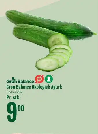 Min Købmand Grøn balance agurk tilbud