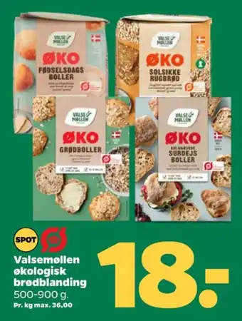 Netto Valsemøllen grødbollerblanding tilbud