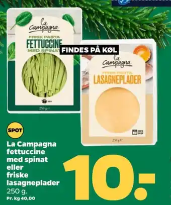 Netto La campagna pasta tilbud