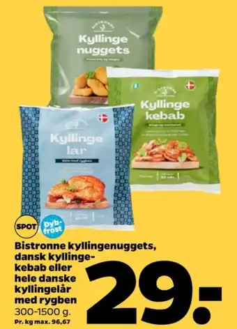 Netto Bistronne kyllingenuggets tilbud