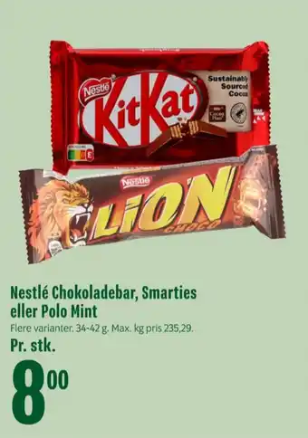 Min Købmand Smarties chokoladepastiller tilbud