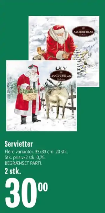 Min Købmand Asp servietter tilbud