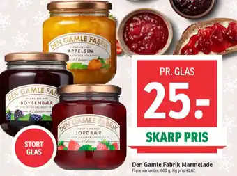 SPAR Den gamle fabrik appelsinmarmelade tilbud