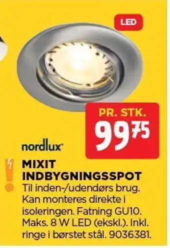 jem & fix MIXIT INDBYGNINGSSPOT tilbud