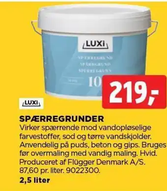 jem & fix LUXI SPÆRREGRUNDER tilbud