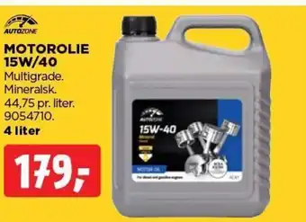 jem & fix MOTOROLIE 15W/40 tilbud