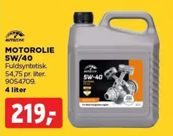 jem & fix MOTOROLIE 5W/40 tilbud