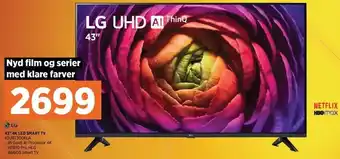 Power Lg 43´´ 4k led smart tv tilbud
