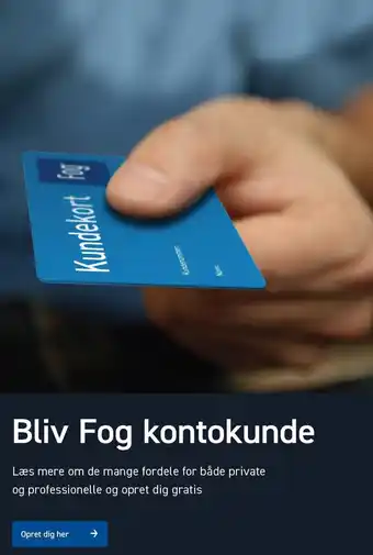 Johannes Fog Bliv fog kontokunde tilbud