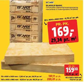 jem & fix Isover glasuld basic tilbud