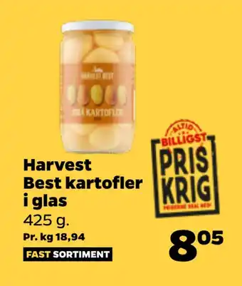 Netto Harvest best kartofler i glas tilbud