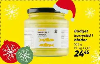 Budget karrysild i bidder