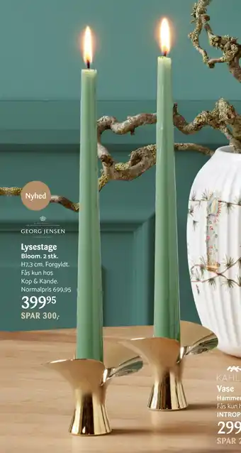 Kop & Kande Lysestage tilbud