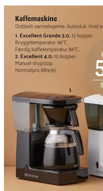 Kop & Kande Kaffemaskine tilbud
