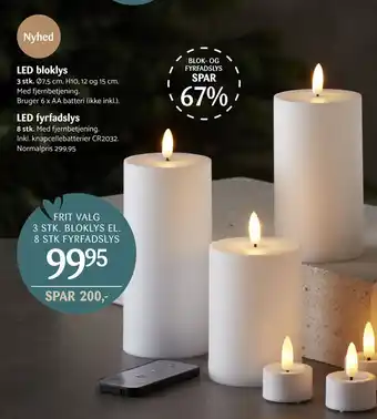 Kop & Kande Led bloklys tilbud