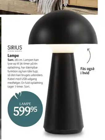 Kop & Kande Lampe tilbud