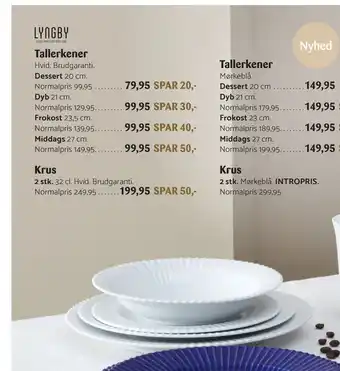 Kop & Kande Tallerkener tilbud