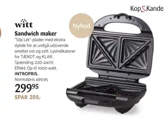 Sandwich maker