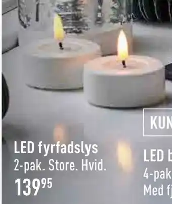 Imerco Led fyrfadslys tilbud