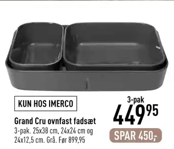 Imerco Grand cru ovnfast fadsæt tilbud