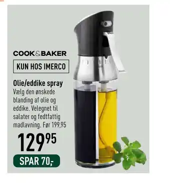 Imerco Olie/eddike spray tilbud