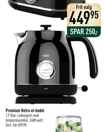 Imerco Premium retro el-kedel tilbud