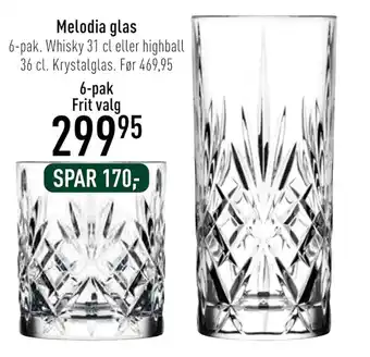 Imerco Melodia glas tilbud