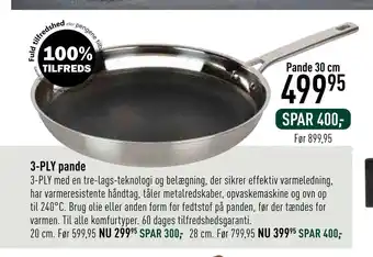 Imerco 3-ply pande tilbud