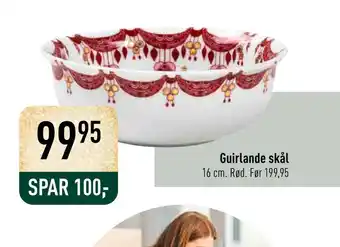 Imerco Guirlande skål tilbud