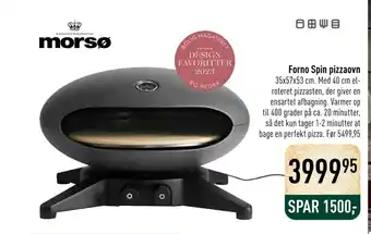 Imerco Forno spin pizzaovn tilbud