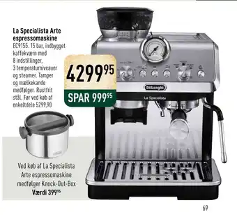 La specialista arte espressomaskine