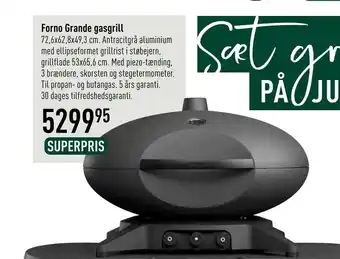 Imerco Forno grande gasgrill tilbud