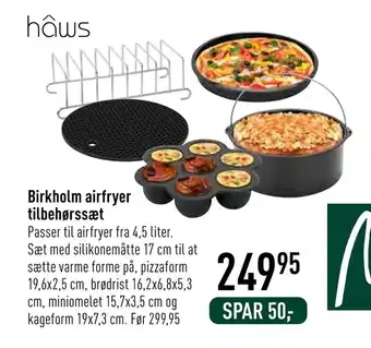 Imerco Birkholm airfryer tilbehørssæt tilbud