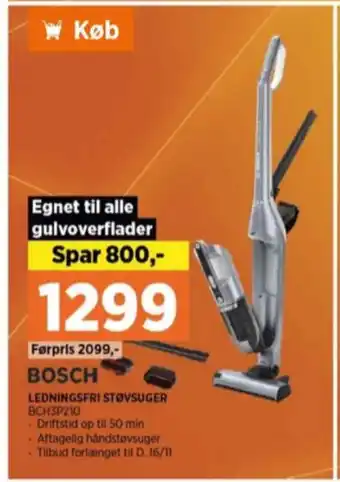 Power Bosch støvsuger tilbud