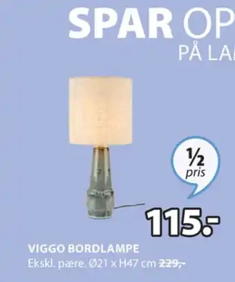 JYSK Ukendt bordlampe tilbud