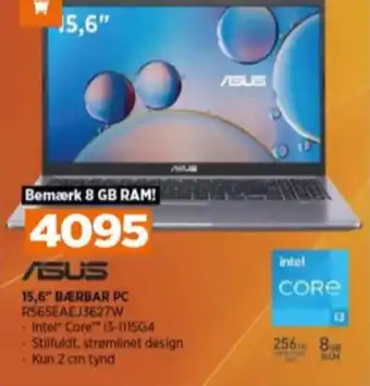 Power Asus bærbar pc tilbud