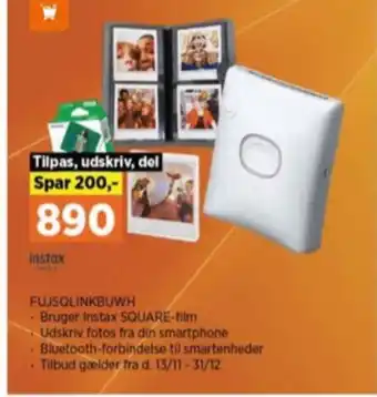 Power Instax kamera tilbud