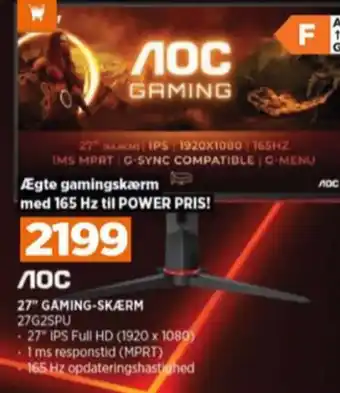 Power Aoc monitor tilbud
