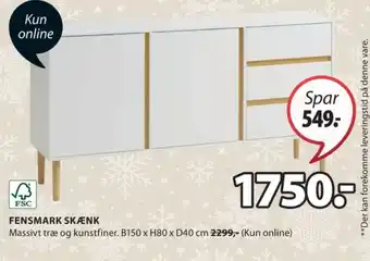 JYSK Ukendt skænk tilbud