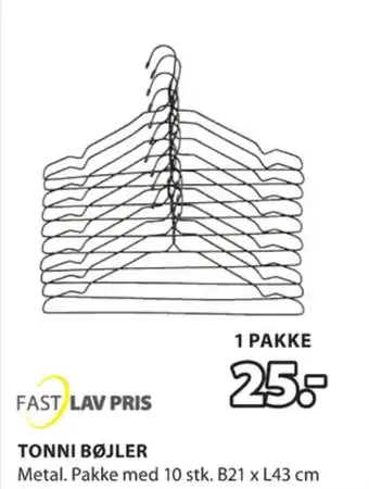 JYSK Ukendt bøjler tilbud