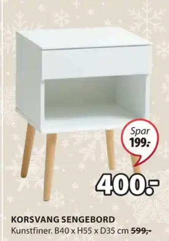 JYSK Ukendt sengebord tilbud