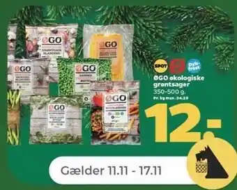 Netto Øgo økologiske grøntsager, 350-500g tilbud
