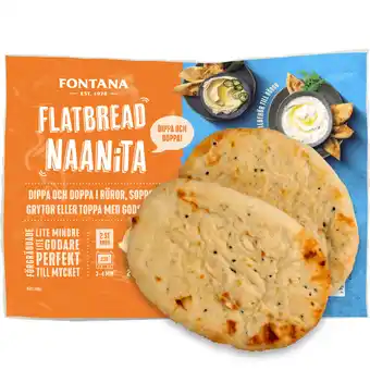 Motatos Fontana - 4 x naanbrød tilbud