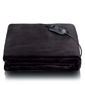 Kop & Kande Melissa varmetæppe sort 180x130 cm tilbud