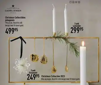 Imerco Georg jensen christmas collectibles juleopsats tilbud