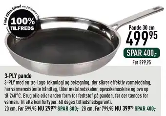 Imerco 3-ply pande tilbud