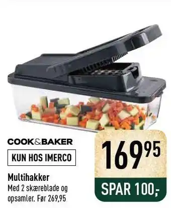 Imerco Cook & baker multihakker tilbud