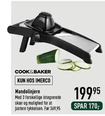 Imerco Cook & baker mandolinjern tilbud