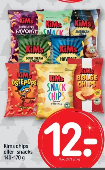 REMA 1000 Kims chips tilbud