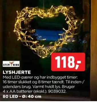 jem & fix Ukendt lysdekoration tilbud
